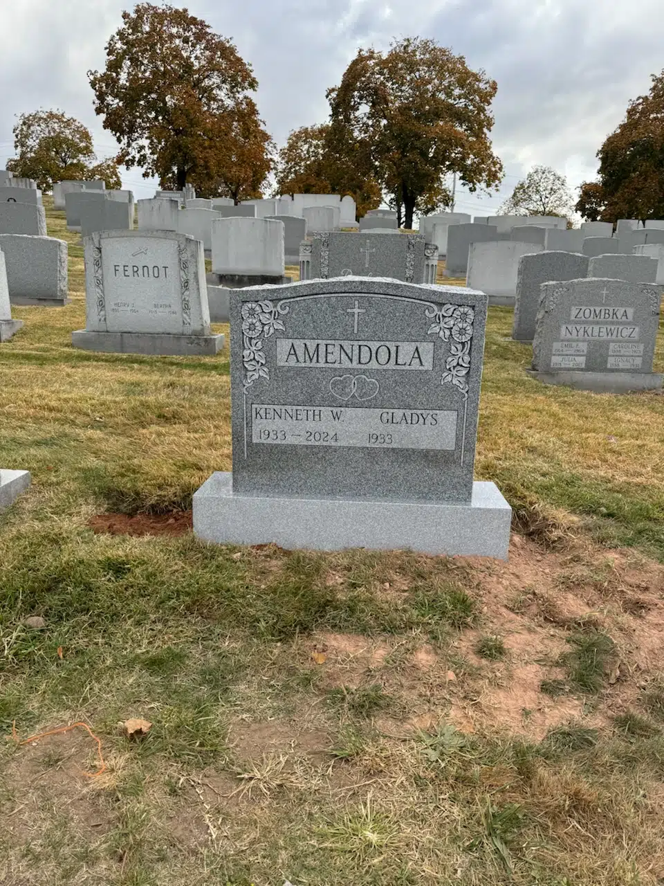Granite Memorial Bench hand-carved by Memorial Bench Store in NJ — image 2