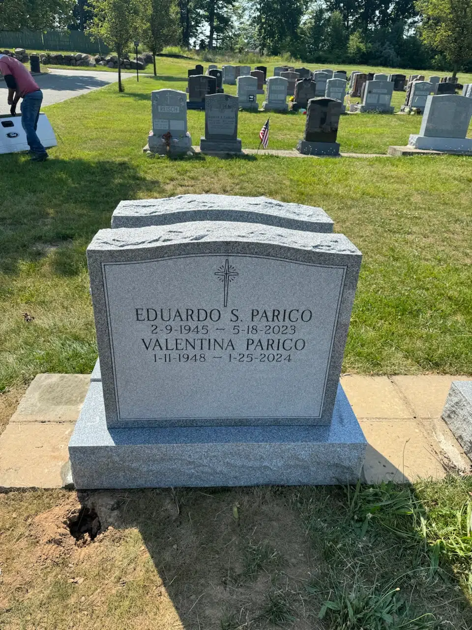 Granite Memorial Bench hand-carved by Memorial Bench Store in NJ — image 4